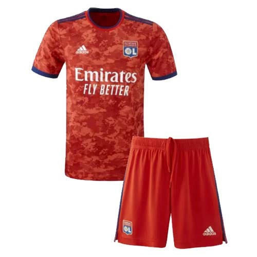 Camiseta Lyon Segunda Niño 2021-2022 Rojo